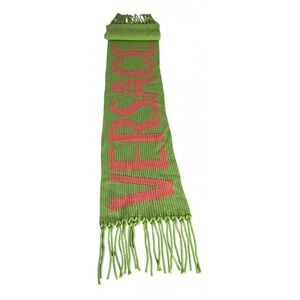 Versace Green and Pink Scarf